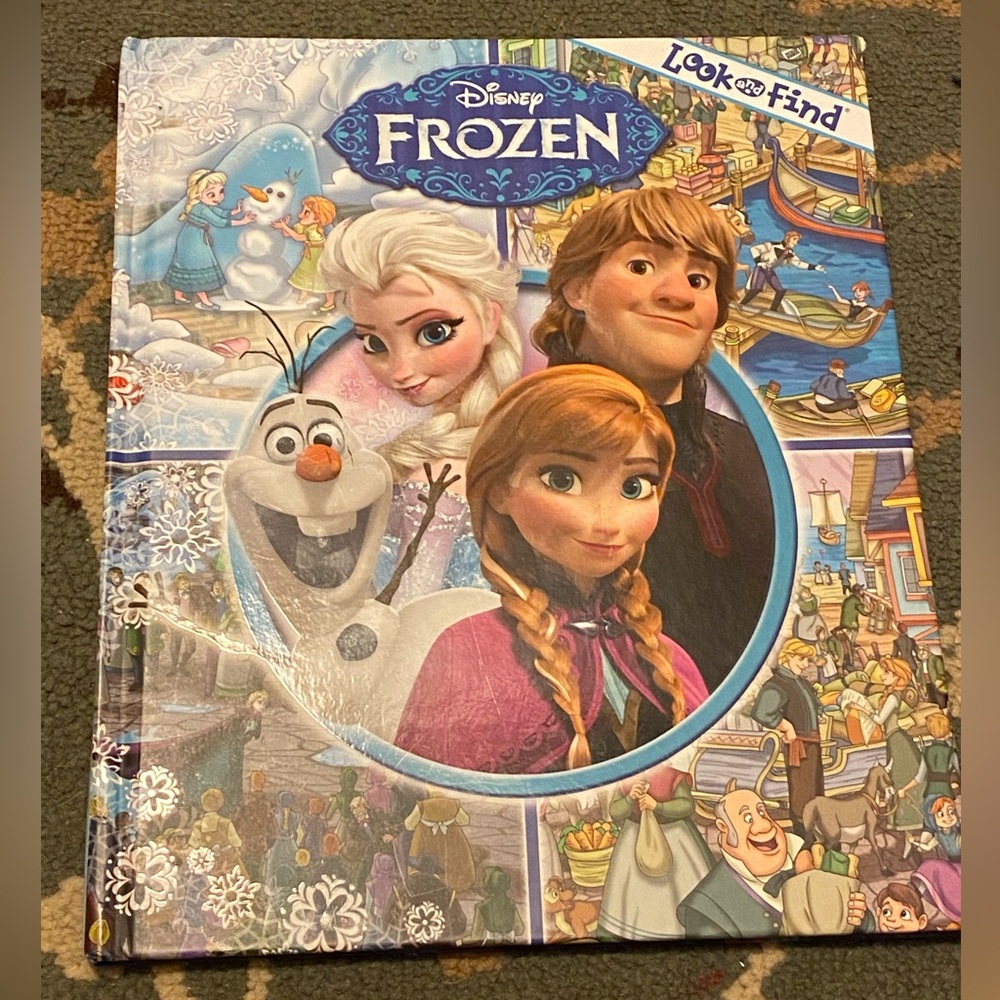 Frozen Look & Find book 🥶 🌬️🧊❄️